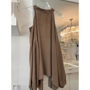 Peekaboo Coffee Brown Top Size 1/S